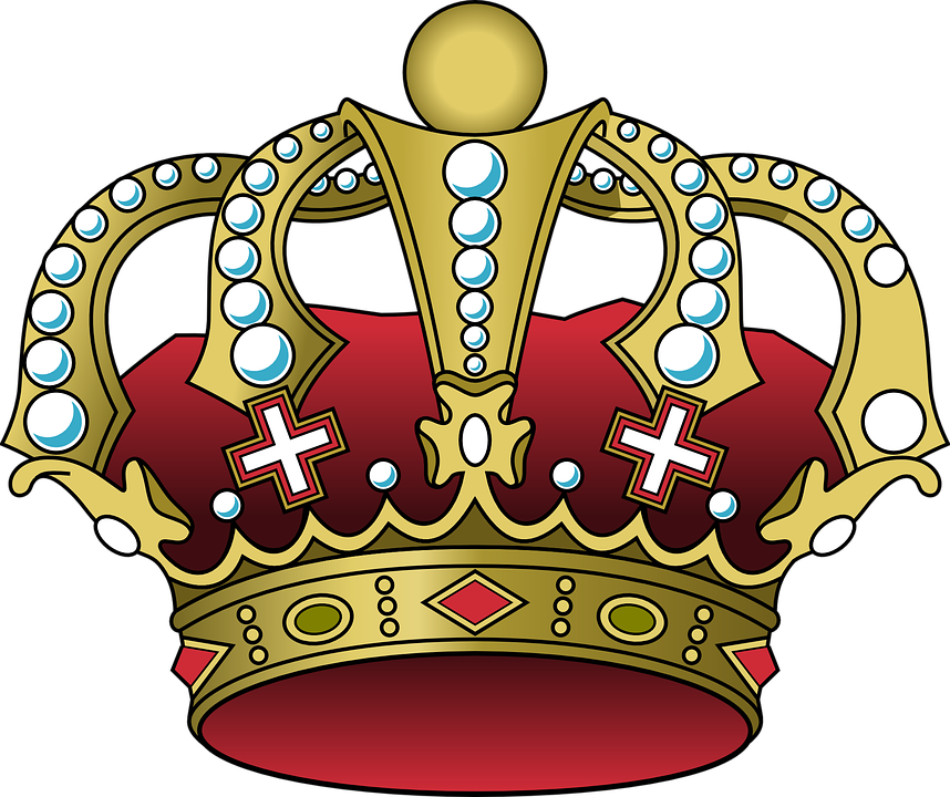 A drawing of a crown
