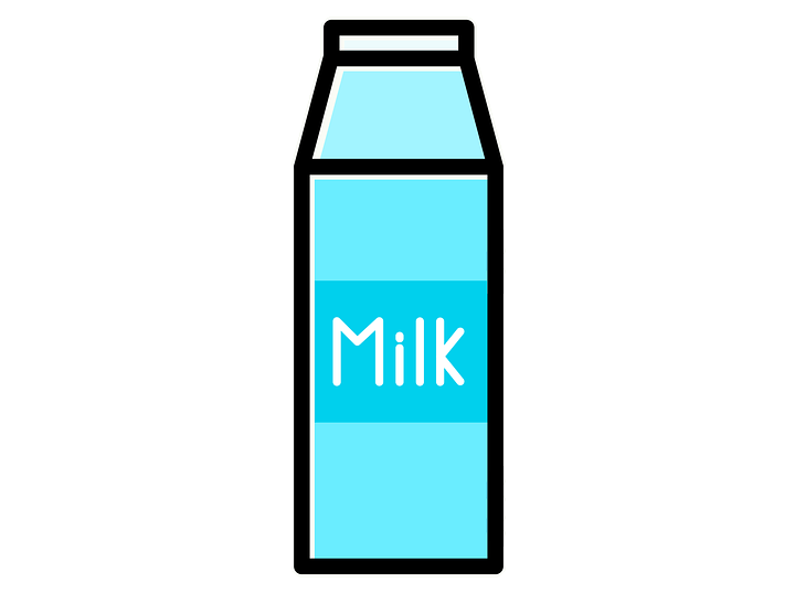 A picture of a milk carton