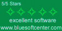 5 stars from Blue Software Download Center