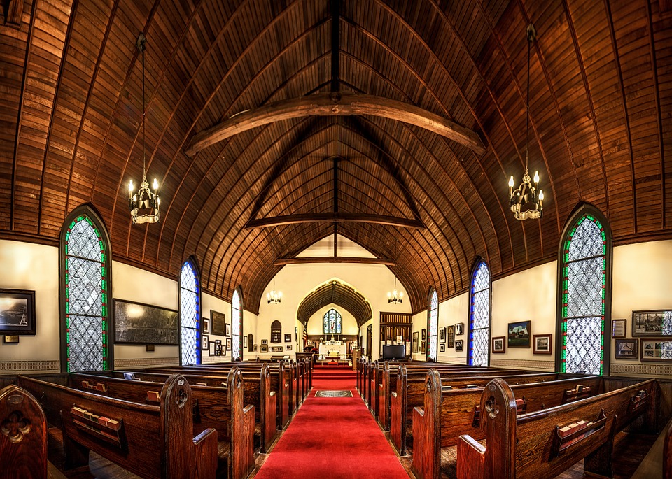 A Picture of the inside of a church