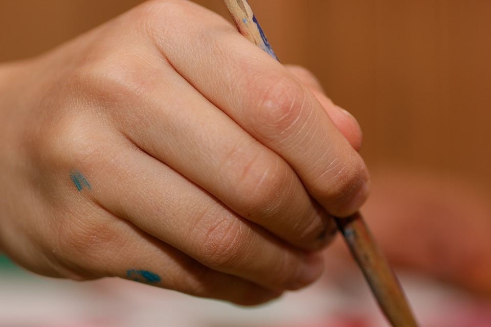 A Picture of a Hand Painting