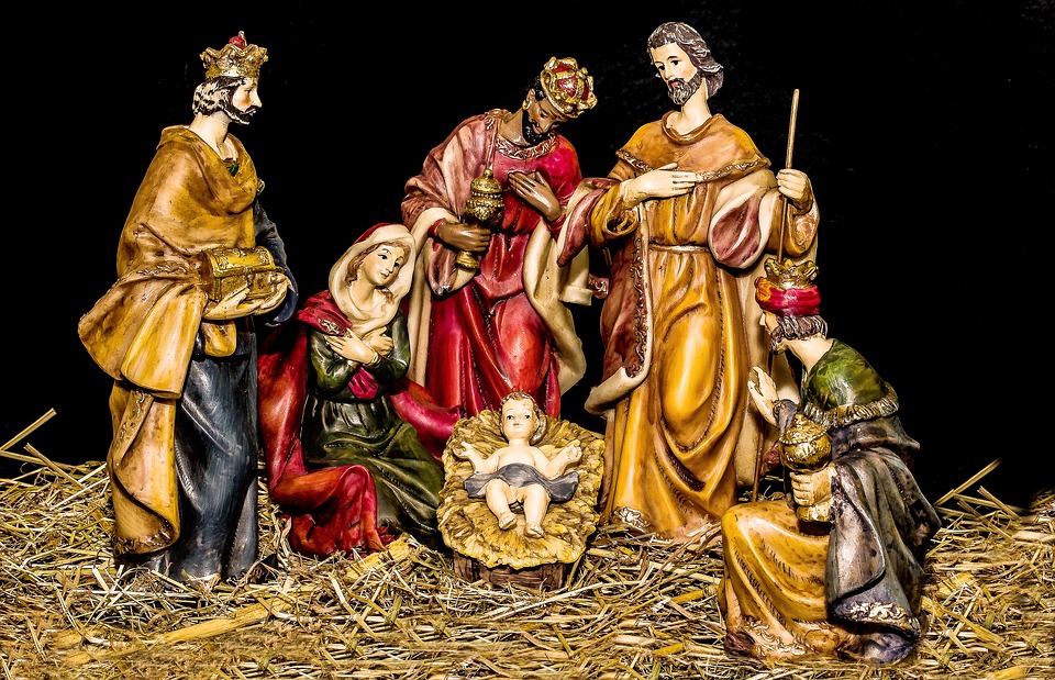 A Picture of the Traditional Nativity Scene