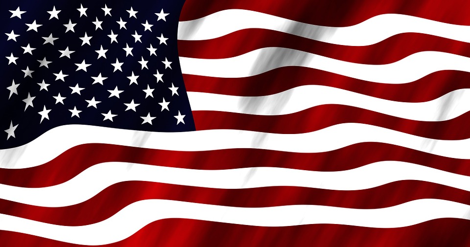 A picture of a US flag